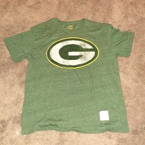 Green Bay Packers Retro Distressed Womens T-Shirt - XL - Ret